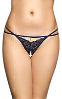 Женские стринги Softline 2496, синие S/M