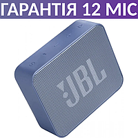 Блютуз колонка JBL Go Essential Bluetooth, оригінал, синя, маленька, портативна, джбл/джибіель