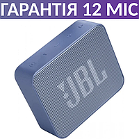 Блютуз колонка JBL Go Essential Bluetooth, оригинал, синяя, маленькая, портативная, джбл/джибиэль