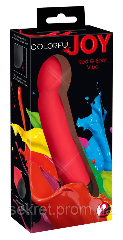 Стимулятор G-крапки Colorful Joy Red G-Spot Vibe