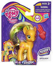 Фігурка поні Еплджек + тіара "Радужна сила" — Applejack, My Little Pony, Rainbow Power, Hasbro