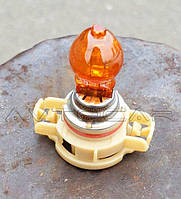 Лампи автомобільні PSY24W 12 V 24 W PG20/4 AMBER Brevia Power +30%