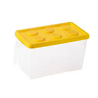 Контейнер (органайзер) для хранения Лего 8.6 л Желтый