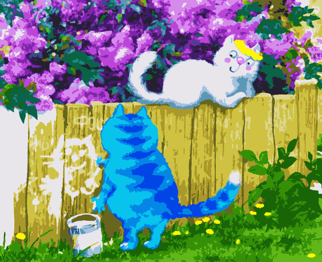 Картина за номерами "Весняна романтика" 40*50 см