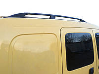 Рейлинги Черные Макси база, Пластиковые ножки Renault Kangoo 1998-2008 гг. Avtoteam