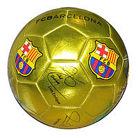 Золотий футбольний м'яч Барселона з автографами гравців размер 5 (1876)