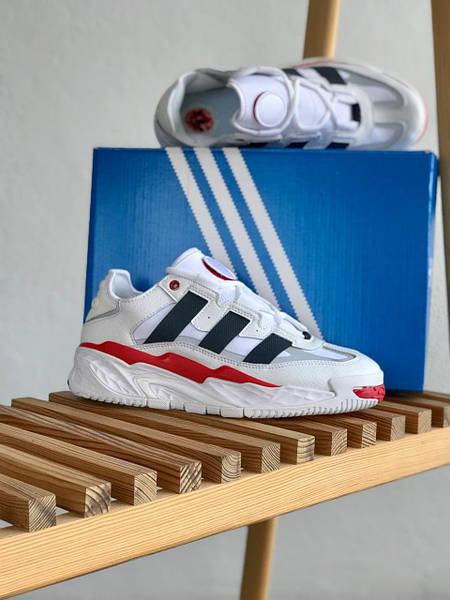Adidas Niteball White Black Red Krosonavtik 1795391134
