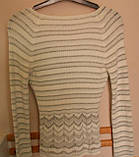 Короткий  жіночий светр з мереживною кромкою Dolce Ribella, фото 2