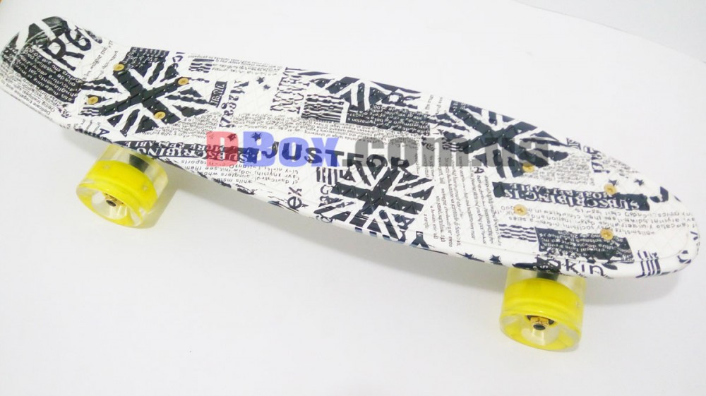 Пеніборд Penny Style + (22") світні ABEC — 9 British (2T2018)