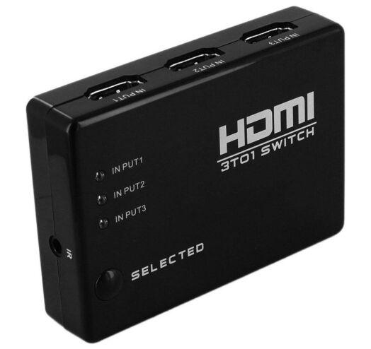 Устройство Dellta SY-301 для переключения трех HDMI-источников с пультом ДУ - фото 3 - id-p1795399536