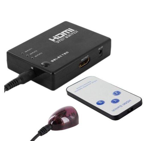 Устройство Dellta SY-301 для переключения трех HDMI-источников с пультом ДУ - фото 4 - id-p1795399536