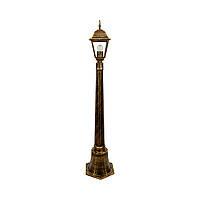 Уличный фонарный столбик бронза 130х15 см