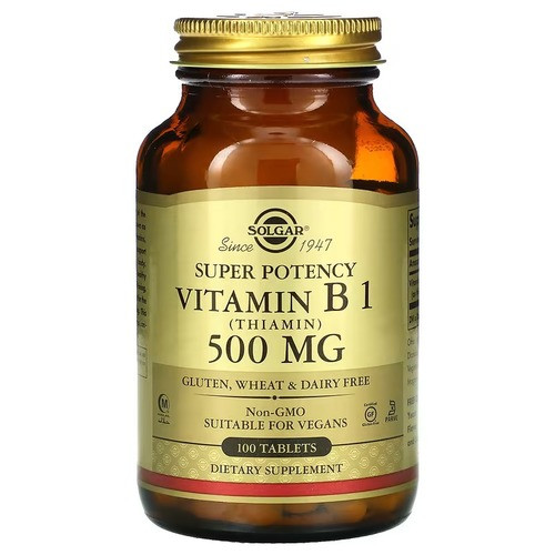 Solgar Vitamin B1 500 мг 100 таблеток, фото 1