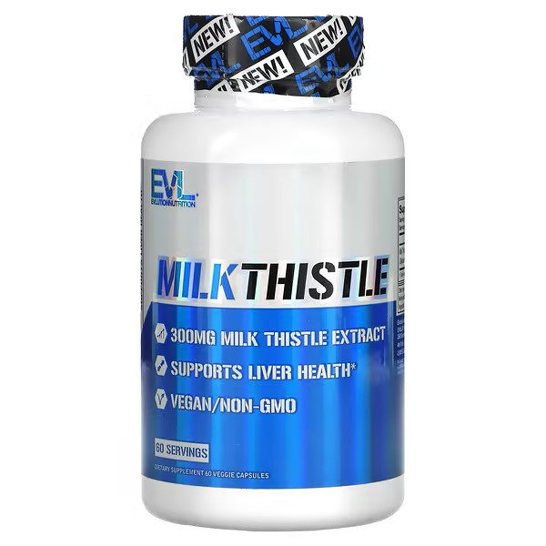 Екстракт розторопші Evlution Nutrition Milk Thistle 300 mg 60 Veggie Capsules