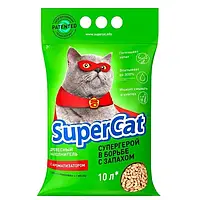 Коллар SuperCat Супер кет з ароматизатором наповнювач із деревини для котів, 3 кг