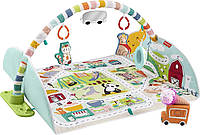 Ігровий розвивальний килимок Фішер прайс Fisher-Price Activity City Gym to Jumbo Playmat GRV42