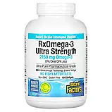 Natural Factors, RxOmega-3, омега-3 кислоти, посилена дія, 2150 мг, 150 капсул (1075 мг у капсулі), фото 4