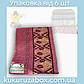 Упаковка (6 шт.) махрових банних рушників "Візерунок" | 70х140, фото 2