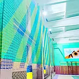 Сітка діам.3 мм загострена ячея 12 см для спортзалів спортивних майданчиків, фото 7