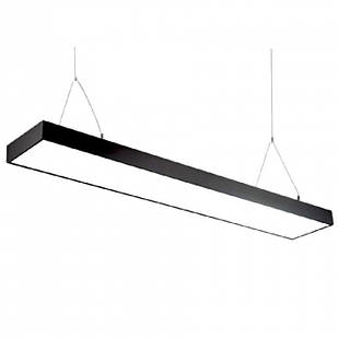 Світильник світлодіодний Sign-48 підвісний лінійний на тросах 48Вт 4200К чорний