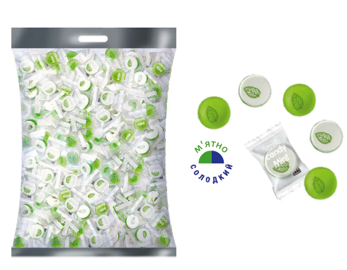 Купить Карамель "Smile Candy Mint" 1кг, цена 340 грн — Prom.ua (ID ...