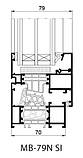Алюмінієві вікна (профіль ALUPROF MB79-N), фото 4