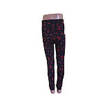 Лосини дитячі Україна 4, 5, 6 років з принтом тонкі синій (ЛД1), фото 2