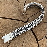 Срібний браслет Подвійний Ручовий, фото 3