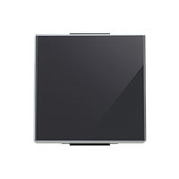 Клавиша выключателя одинарная ABB Niessen Sky 8501 CN Черное стекло (2CLA850100A2501)