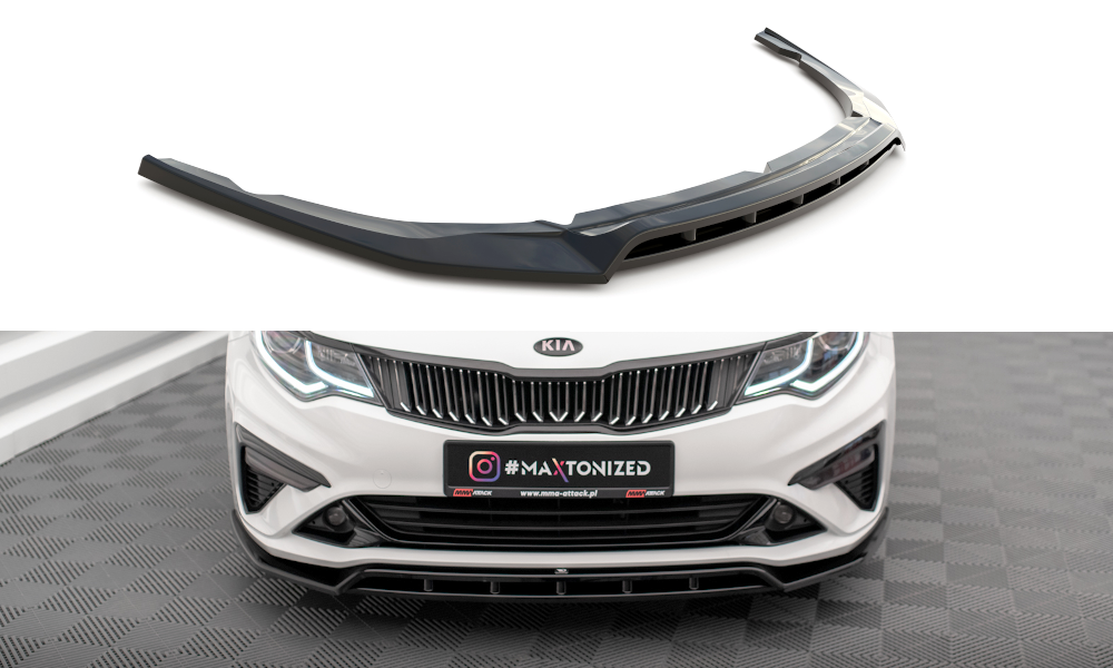 Сплітер Kia Optima 4 (18-20) тюнінг обвіс губа спідниця елерон (V1), фото 1