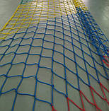 Сітка діам.3 мм загострена ячея 12 см для спортзалів спортивних майданчиків, фото 6