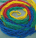 Сітка діам.3 мм загострена ячея 12 см для спортзалів спортивних майданчиків, фото 5