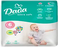 Подгузник памперсы Дада Extra Soft №6 JUNIOR (18кг+) (38шт)