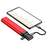 Багатофункціональний смарт адаптер Budi набір (9 в 1) кардрідер Multi Cable Stick DC516R Червоний, фото 4