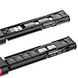 Багатофункціональний смарт адаптер Budi набір (9 в 1) кардрідер Multi Cable Stick DC516R Червоний, фото 5
