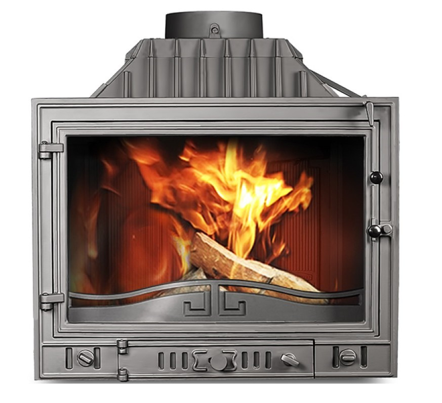 Камінна топка KawMet W4 14 кВТ повітряні камінні топки