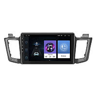 Штатная магнитола Lesko для Toyota RAV4 IV (CA40) Рестайлинг 2015-2019 экран 10" 1/16Gb Wi-Fi GPS Base