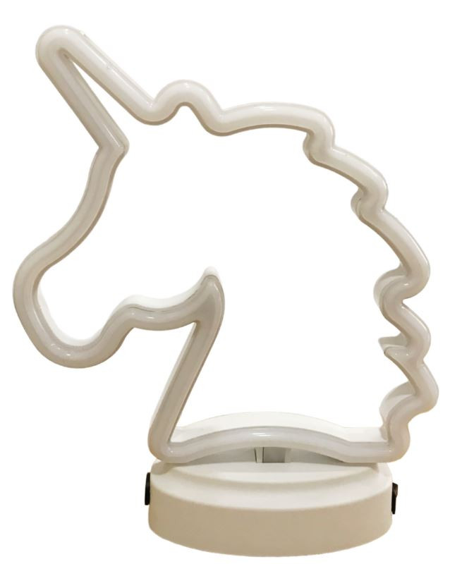 Нічник дитячий Єдиноріг 19*22см 307 (на батарейках + USB), фото 1