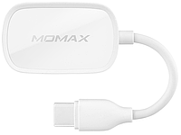 Переходник Momax One Link Type-C to Audio Adapter White (HT5)