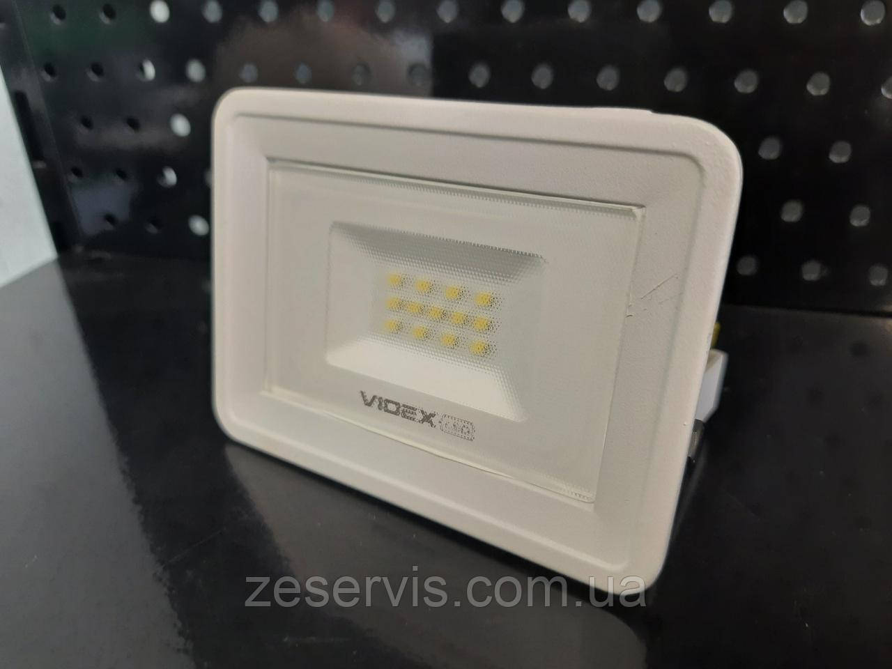 Прожектор LED 10W 5000K 220V White, VIDEX, фото 1