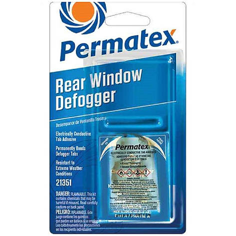 Струмопровідний клей для електричних контактів Permatex 21351 Rear Window Defogger 0,9+0,6мл, фото 1