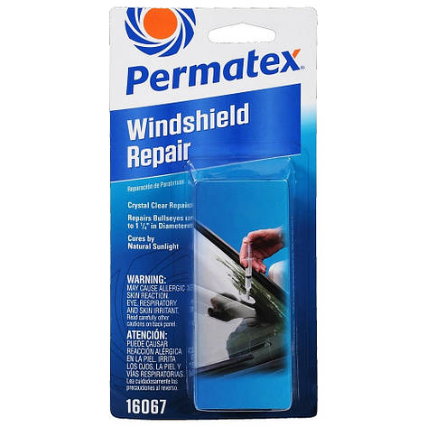 Набір для ремонту відколів на склі Permatex Windshield Repair Kit 16067 3см, фото 2