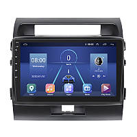 Штатная магнитола Lesko для Toyota Land Cruiser 200 Series 2007-2012 г 10" 2/32Gb 4G Wi-Fi GPS Top Ланд Крузер