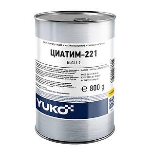 Змазка YUKO ЦИАТИМ-221 банка 0,8кг, фото 1