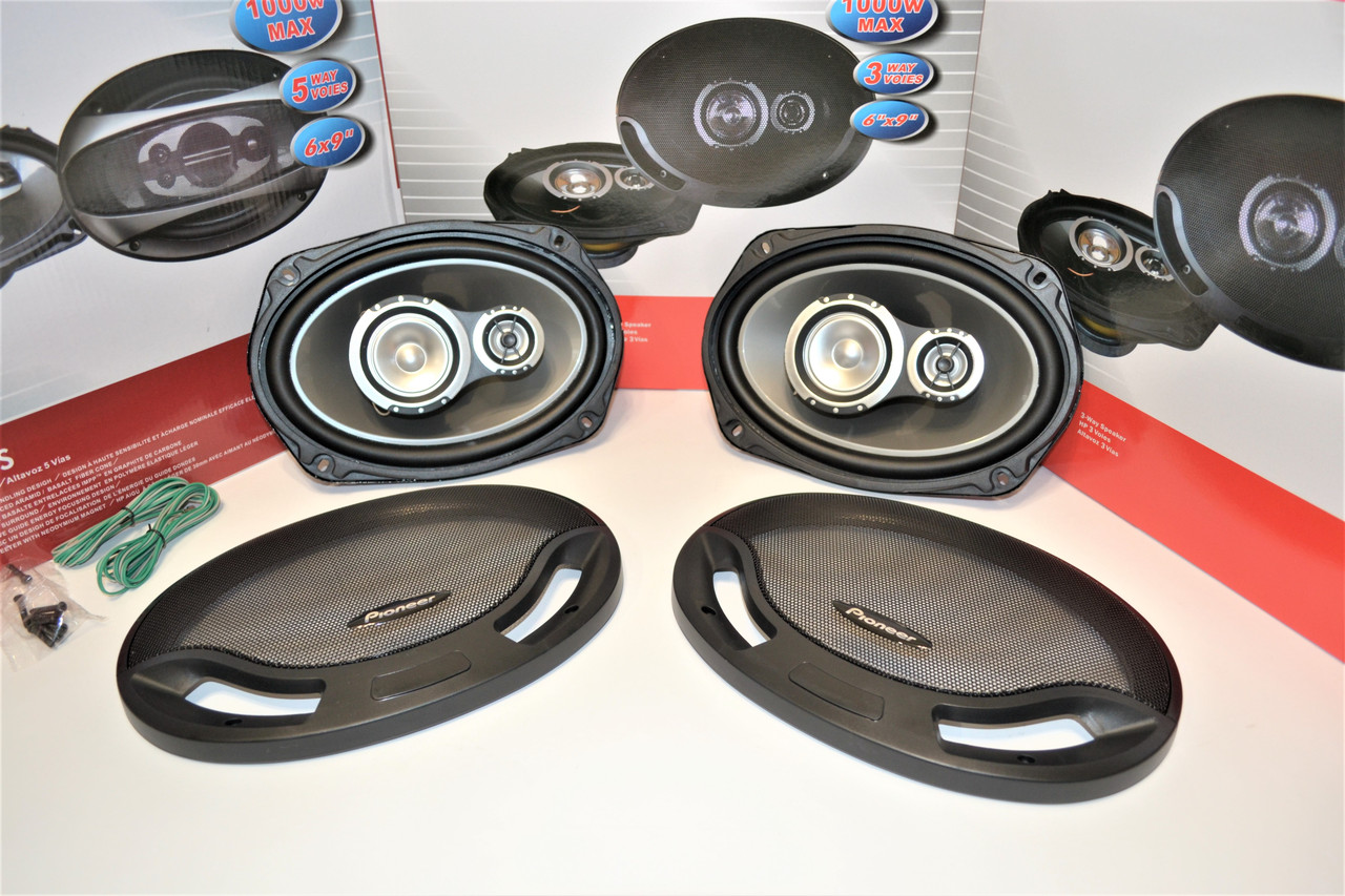 Автоакустика Pioneer SP-6942 автомобільні динаміки овали 6*9" колонки Піонер 1000W у полицю 3-смугові