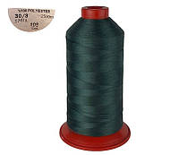 Нитка швейная полиэстер POLYART(ПОЛИАРТ) N30 цвет #108 темно-зеленый 2500м (ОРИГИНАЛ, ТУРЦИЯ)