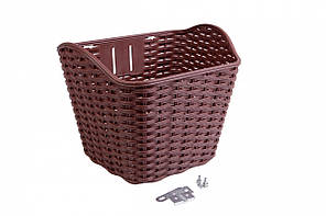 Кошик без стійки 26-28" Pl H340*W260*D270 TEN 019 без кронштейна (коричневий)