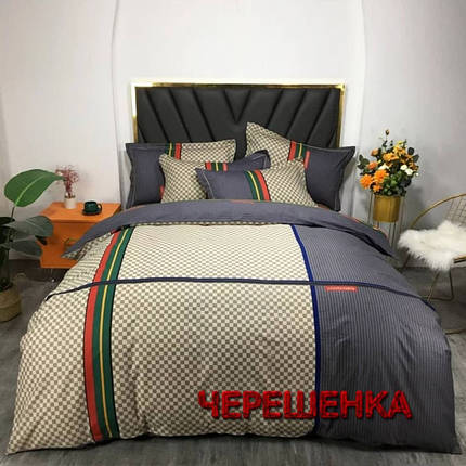 Євро максі набір постільної білизни 200*220 з Бязі "Gold" №153584 Черешенка™, фото 1