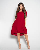 Платье для женщин цвет бордовый размер S FI_000094