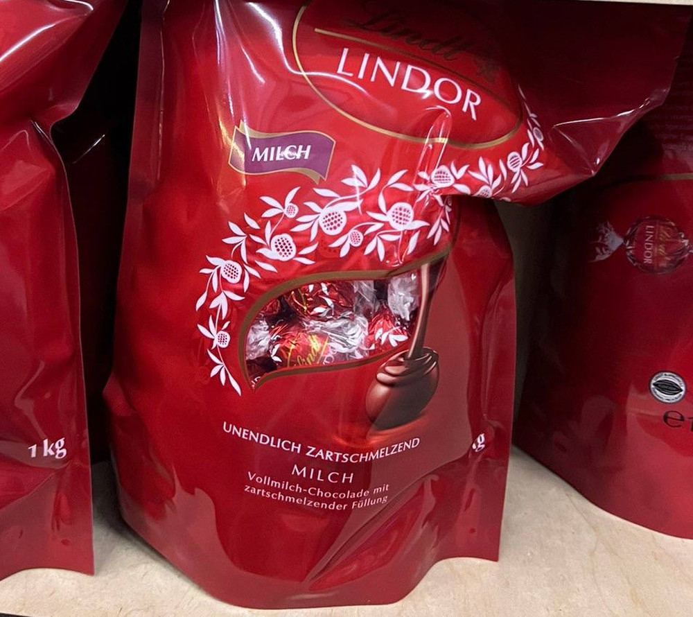 Цукерки Lindt Lindor (молочний шоколад) 1 кг. Швейцарія, фото 1